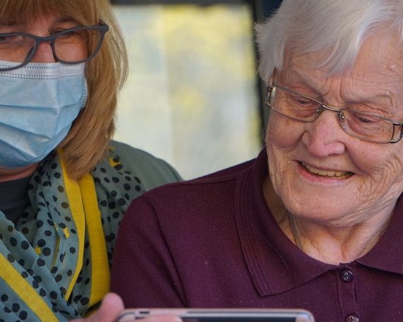 carer and resident