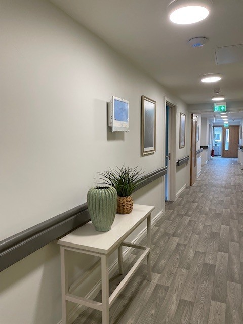 care home corridor