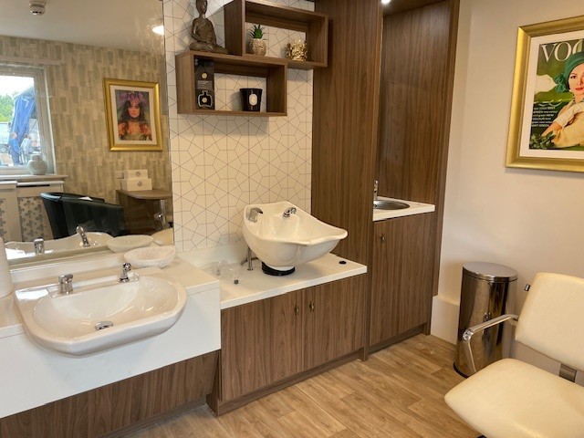 hair salon basins
